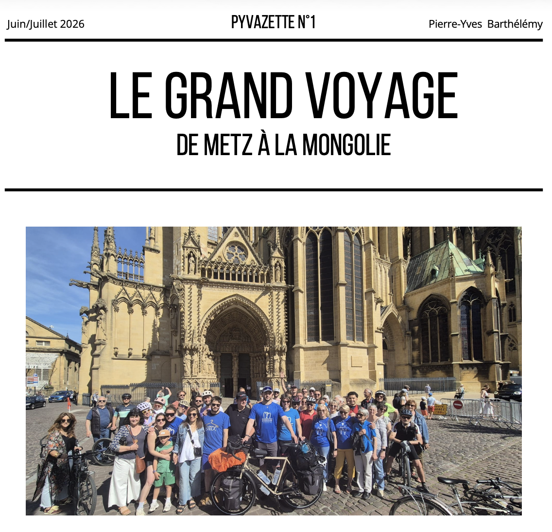 Retrouvez la première Pyvazette !